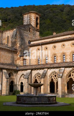 Kloster Iranzu, Santa Maria la Real de Iranzu, Kloster, Abarzuza, Navarre, Spanien Stockfoto