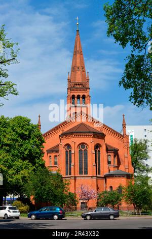 Protestantische zwölf-Apostel-Kirche, an der Apostelkirche, Schoeneberg, Berlin, Deutschland Stockfoto