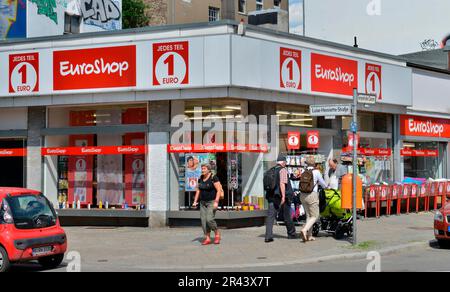 1-Euroshop, Tempelhofer Damm, Tempelhof, Berlin, Deutschland, 1-Euro-Shop Stockfoto