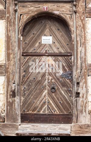 Stolberger Fachwerkstadt im harz Stockfoto