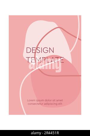 Vorlage mit trendigen geometrischen Mustern, Farben und memphis Retro-Elementen. Modernes Design von Postern, Postern, Präsentationen und Bannern. Stock Vektor