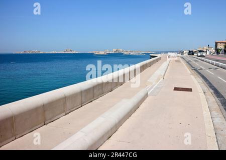 Marseille: La Corniche Stockfoto