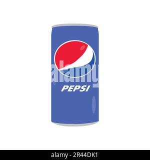 Pepsi-Dosenflaschen-Vektordesign Stock Vektor