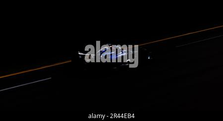 Ein Williams F1-Autorennen auf der Rennstrecke während der Qualifikation für den Australian F1 Grand Prix. Stockfoto