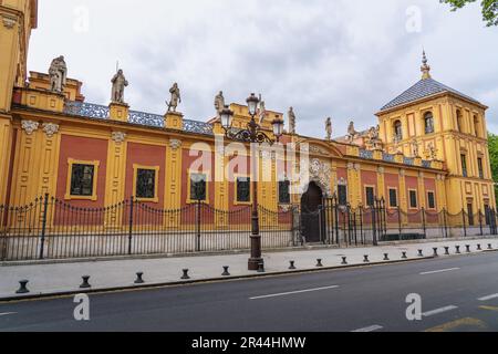 Palast von San Telmo - andalusisches Autonomes Präsidentengebäude der Regierung - Sevilla, Andalusien, Spanien Stockfoto