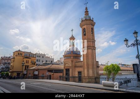 Schloss von San Jorge (Castillo de San Jorge) - Sevilla, Andalusien, Spanien Stockfoto