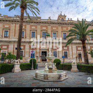 General Archive of the Indies (Archivo General de Indias) – Sevilla, Andalusien, Spanien Stockfoto