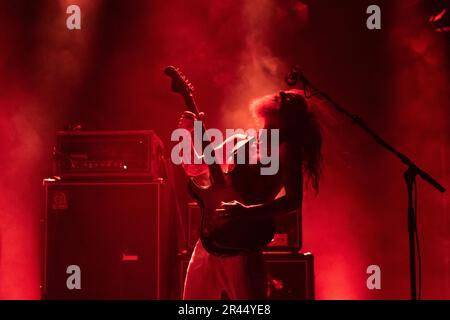 Oslo, Norwegen. 25. Mai 2023. Die niederländische Band Temple Fang führt ein Live-Konzert im Parkteatret in Oslo auf. (Foto: Gonzales Photo/Alamy Live News Stockfoto