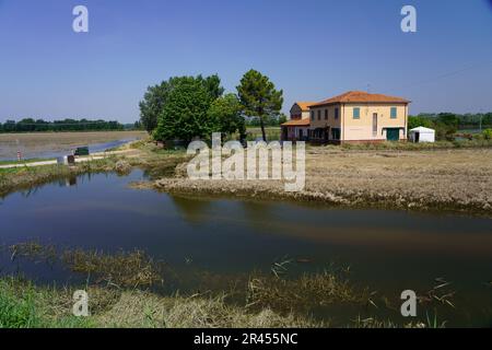 Überschwemmung in Conselice (Emilia Romagna) Mai 2023 Stockfoto