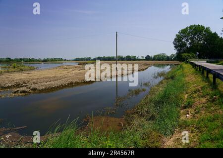 Überschwemmung in Conselice (Emilia Romagna) Mai 2023 Stockfoto