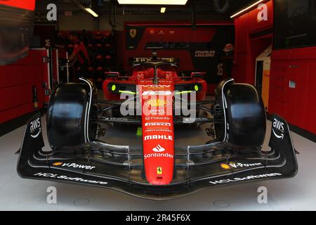 Montecarlo, Fürstentum Monaco. 26. Mai 2023. Circuit de Monaco, Montecarlo, Fürstentum Monaco, 26. Mai 2023, Scuderia Ferrari beim Grand Prix De Monaco 2023 - Freitag - Free Practice 1 und Free Practice 2 - Formel 1 Championship Credit: Live Media Publishing Group/Alamy Live News Stockfoto