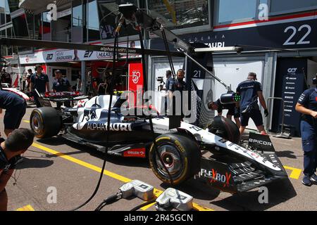Montecarlo, Fürstentum Monaco. 26. Mai 2023. Circuit de Monaco, Montecarlo, Fürstentum Monaco, 26. Mai 2023, Scuderia AlphaTauri während des Grand Prix De Monaco 2023 - Freitag - Free Practice 1 und Free Practice 2 - Formel 1 Championship Credit: Live Media Publishing Group/Alamy Live News Stockfoto