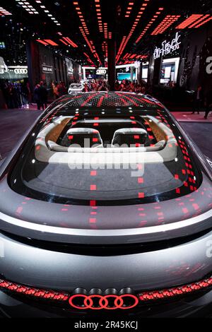 Frankfurt Am Main, Deutschland. 10. September 2019. Frankfurt International Motor Show 2019, IAA, Internationale Automobil Messe: Audi AI:con Konzept vollelektrisches autonomes Auto. Kredit: Christian Lademann Stockfoto