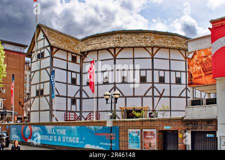 London Bankside Shakespeares Globe Theatre Stockfoto