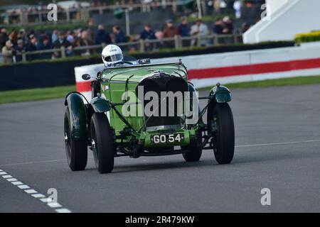 Nicholas Pellett, Talbot AV 105, Trofeo Nuvolari, ein zwanzig-minütiges Rennen für Sportwagenfahrzeuge, das bis 1939 antrat, Goodwood 80. Mem Stockfoto