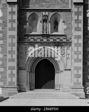 Eingang, Thompson Memorial Chapel, Williams College, Mass., c1908. Stockfoto