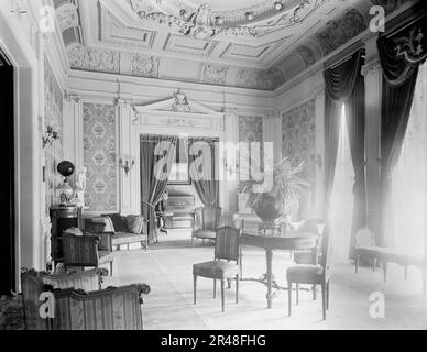 Rosafarbener Empfangsraum, Bellevue-Stratford, Philadelphia, Pa, zwischen 1900 und 1910. Stockfoto