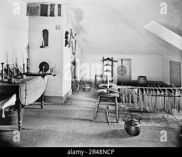 The Candle Room, Washingtons Hauptsitz (d. h. Morris-Jumel Mansion), New York, New York, zwischen 1905 und 1915. Stockfoto