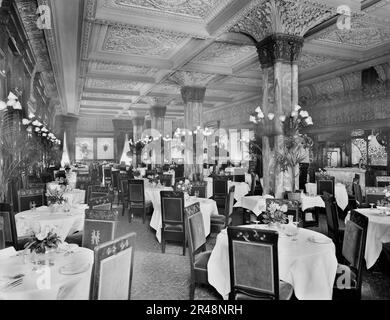 Hotel Netherland, Hauptspeisesaal, New York, N.Y., zwischen 1905 und 1915. Stockfoto