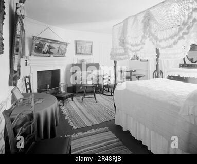 Nellie [d. h. Nelly] Custis's Zimmer am Mt. Vernon, c.between 1910 und 1920. Stockfoto