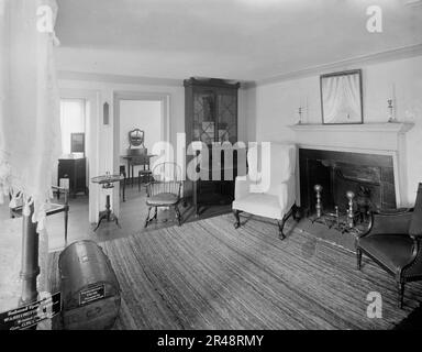 Washingtons Zimmer am Mt. Vernon, c.between 1910 und 1920. Stockfoto