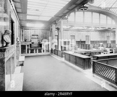 Zirkulierende Bibliothek, New York Public Library, c.between 1910 und 1920. Stockfoto