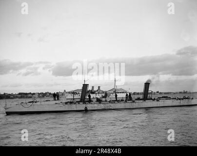 U.S.S. Ericsson, zwischen 1897 und 1901. Stockfoto