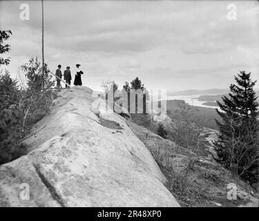 Fulton Chain, östlich von bald Mountain, Adirondack Mts., N.Y., zwischen 1900 und 1905. Stockfoto