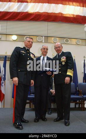 BEFEHLSHABER DER US-Marine des Marine Corps, CMC General Michael W. Hagee und Stockfoto