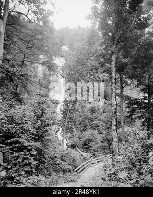 Kaaterskill Clove aus Santa Cruz Falls, Catskill Mts., New York, zwischen 1895 und 1910. Stockfoto