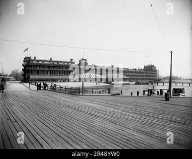 Hygeia Hotel, Old Point Comfort, Virginia, 1902. Stockfoto