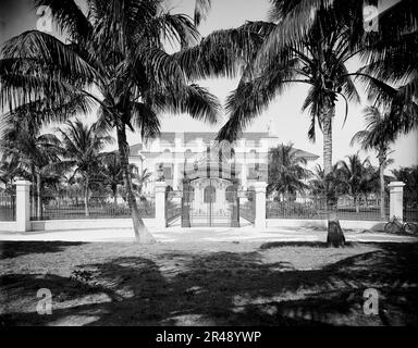 Whitehall, Wohnsitz von Mr. Flagler, Palm Beach, Florida, 1902. Stockfoto