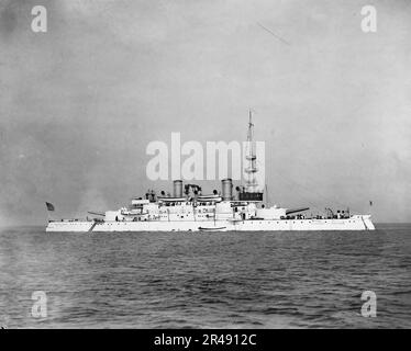 U.S.S. Oregon, zwischen 1896 und 1901. Stockfoto