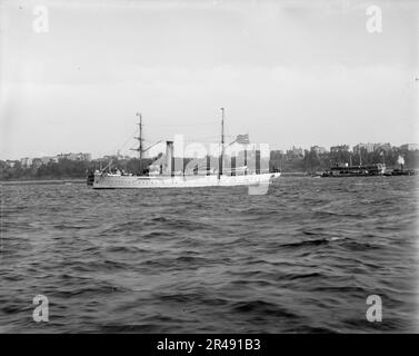 U.S.S. Manning, zwischen 1897 und 1901. Stockfoto