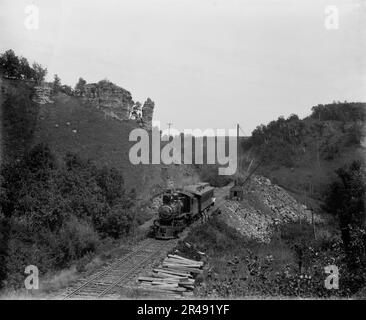 In der Nähe von Lewiston, Minn., der Kanzel, zwischen 1880 und 1899. Stockfoto