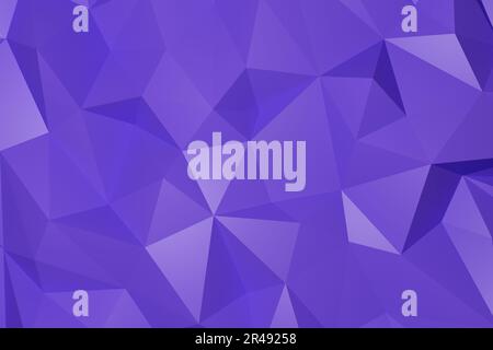 Violett niedriger Polyhintergrund 3D Renderfarbe Stockfoto