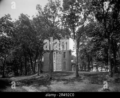 Jay Cookes Residenz auf Gibraltor, Put-in-Bay, zwischen 1880 und 1899. Stockfoto