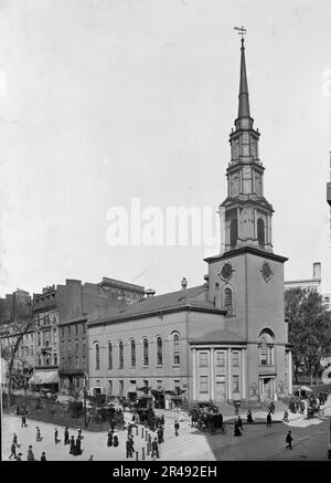 Park Street Church, Boston, Massachusetts, zwischen 1900 und 1920. Stockfoto