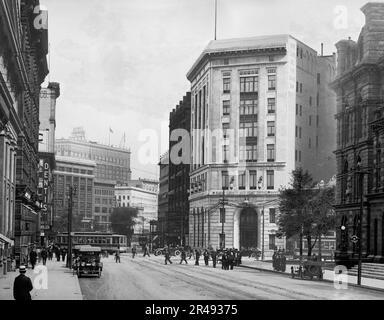 Wayne County und Home Savings Bank, Detroit, Michigan, zwischen 1900 und 1920. Stockfoto