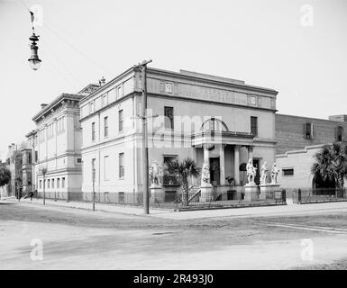 Telfair Academy of Arts and Sciences, Savannah, Georgia, zwischen 1900 und 1920. Stockfoto