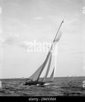 Shamrock II am Ende, 3., 1901., c1901., 3. Oktober. Stockfoto