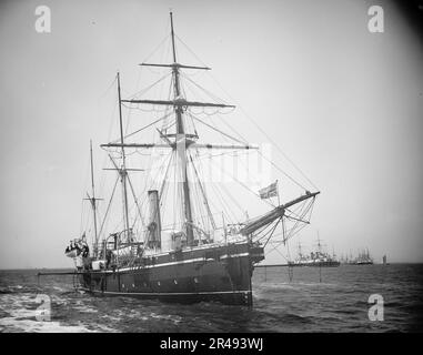 H.M.S. Rebhuhn, 1893. Stockfoto