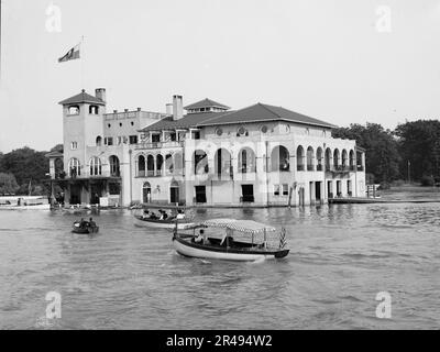 Detroit Boat Club, Belle Isle [Park], Detroit, Michigan, c1905. Stockfoto