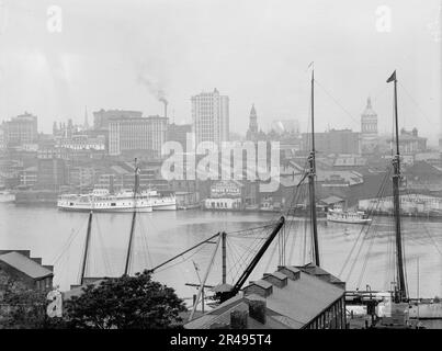 Baltimore, Md., von Federal Hall (d. h. Hill), zwischen 1900 und 1906. Stockfoto