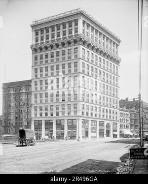 Williamson Building, Cleveland, zwischen 1900 und 1906. Stockfoto