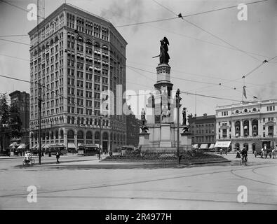 Soldiers' (und Matroors') Monument, Detroit, zwischen 1880 und 1899. Stockfoto