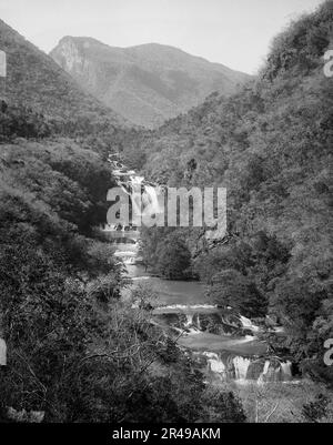 Die Fälle der Abra, Blick aus der Ferne, zwischen 1880 und 1897. Stockfoto