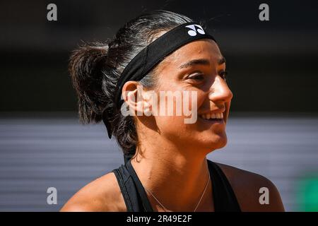 Caroline GARCIA aus Frankreich während einer Trainingssitzung von Roland-Garros 2023, Grand-Slam-Tennisturnier, Vorschau am 24. Mai 2023 im Roland-Garros-Stadion in Paris, Frankreich - Foto: Matthieu Mirville/DPPI/LiveMedia Stockfoto