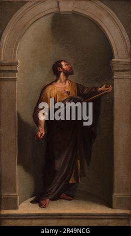 St. Matthew, der Evangelist, 1575-1747. Kopie nach Annibale Carracci (1560-1609). Stockfoto