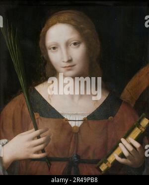 St. Catherine von Alexandria, 1495-1532. Stockfoto